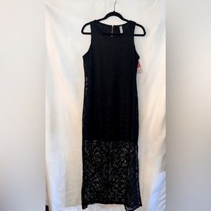 NWT Black Lace Maxi Dress